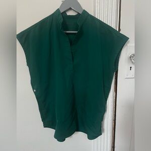 Figs extra small teal work shirt